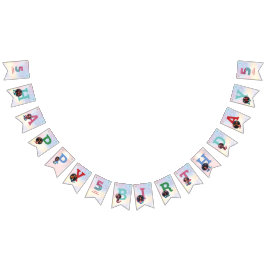 Bandeirinha Aniversário do 5 de Sereia Afro-Americano