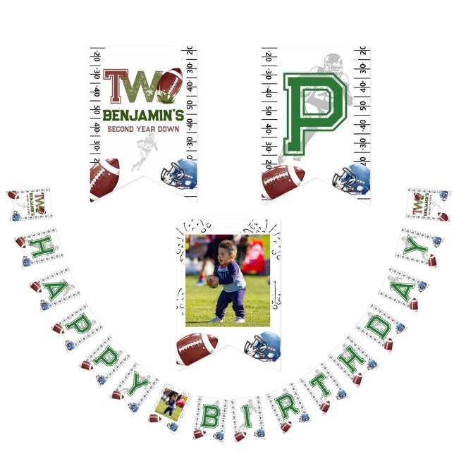 Bandeirinha Aniversário do Ano do segundo de Futebol (Criador carregado)