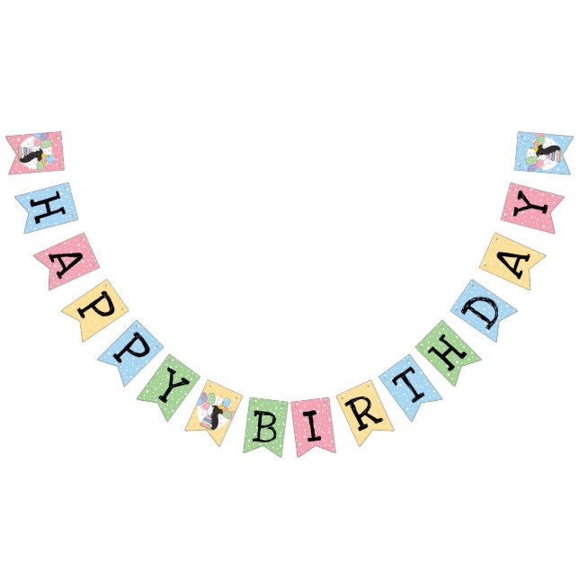 Bandeirinha Aniversário do Cão Negro de Bruxelas Griffon (Todos)