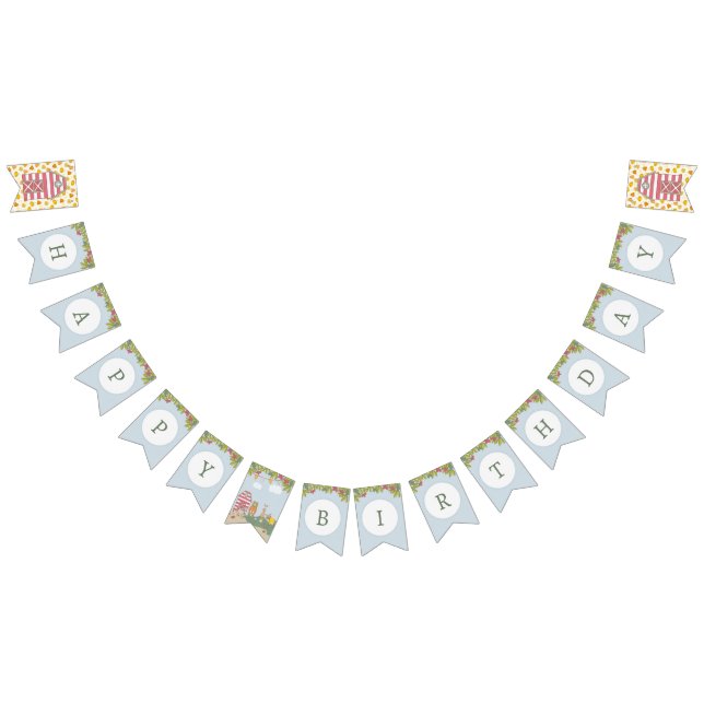 Bandeirinha Aniversário do Fall Forest Amigos (Todos)