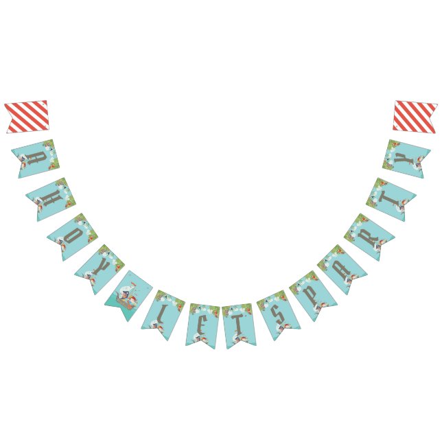 Bandeirinha Aniversário do Rapaz - Partido Pirata - Partido do (Todos)