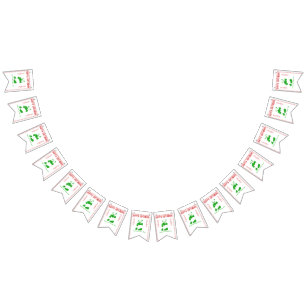 Bandeirinha Aniversário Personalizado do Menu Restaurante de S