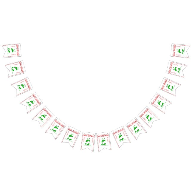 Bandeirinha Aniversário Personalizado do Menu Restaurante de S (Todos)