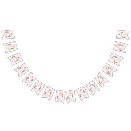 Bandeirinha Aniversário. Unicórnios bonitos.