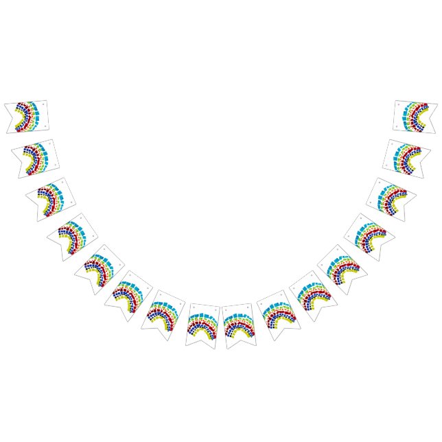 Bandeirinha Arco-íris de papel (Todos)