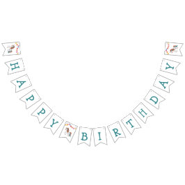 Bandeirinha Arco-Íris Unicórn Balões e Banner Aniversário Deco