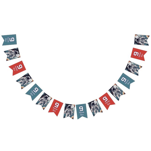 Bandeirinha Astronauta Houston, Temos Um Aniversário! (Todos)