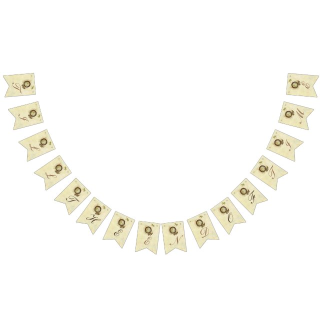 Bandeirinha Até o fim do tempo Casamento vitoriano/Anniversida (Todos)