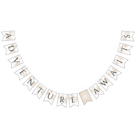 Bandeirinha Aventura Aguarda a graduação do mapa do mundo VIAG