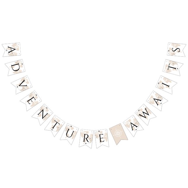 Bandeirinha Aventura Aguarda a graduação do mapa do mundo VIAG (Todos)