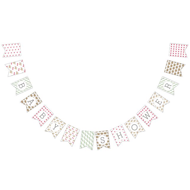 Bandeirinha Aves chás de fraldas (Todos)