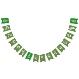 Bandeirinha Avocado Cute Happy Birthday Bunting Banner