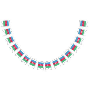 Bandeirinha Azerbaijan Flag Emblem