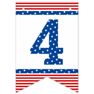 Bandeirinha Azul Branco Vermelho com Espuma Estelar Qualquer C