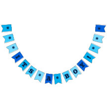 Azul neon | É um menino! | Personalizado