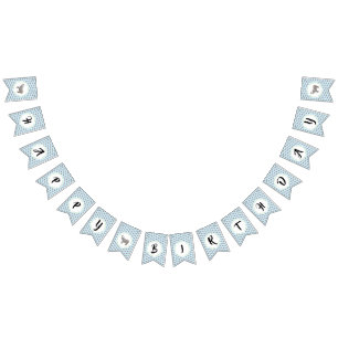 Bandeirinha Baby Elephant Birthday