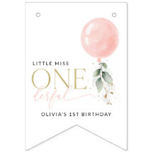 Balão Rosa, Eucalyptus, Greenery, Primeiro Anivers