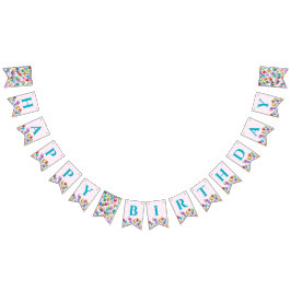 Bandeirinha Balões de Aniversário