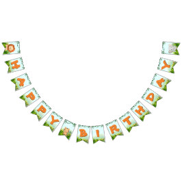 Bandeirinha Bandeja de bunda de Festa de aniversário Safari