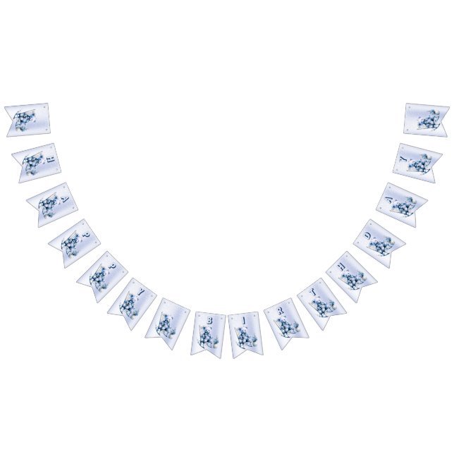 Bandeirinha Bandeja de rebarbante azul-aquática (Todos)