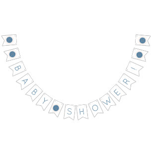 Bandeirinha Bandejas de Chá de fraldas do Sol Azul Boho