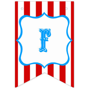 Bandeirinha bandera Feliz Cumpleaños - Circo