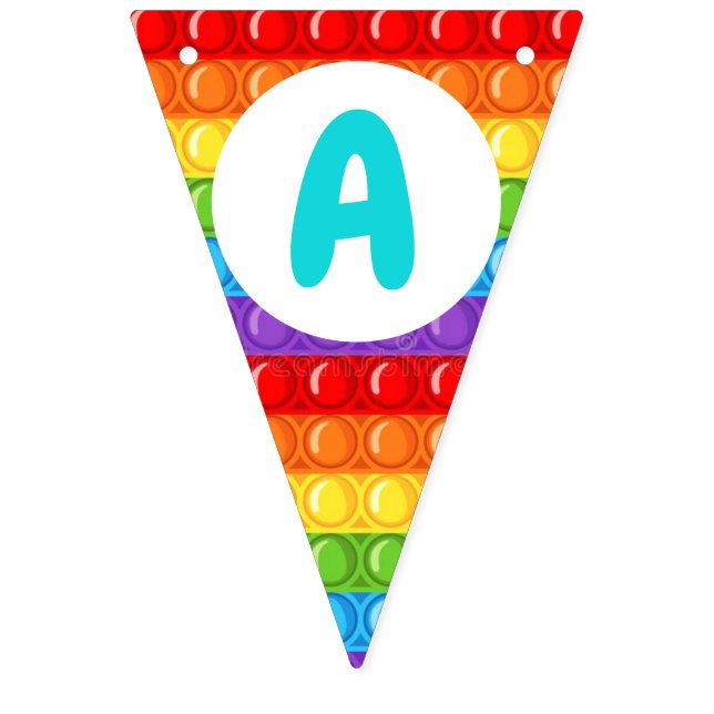 Bandeirinha banderines de pop it (Terceira bandeira)