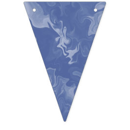 Bandeirinha Banderines effecto marmolado azul