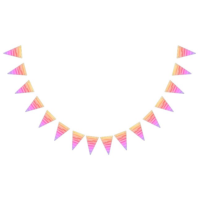 Bandeirinha Banderole à fanions Summer Party (Todos)