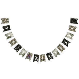 Bandeirinha Bando de Aniversário da Floresta Woodland