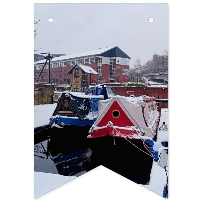 Bandeirinha Banheira azul e vermelha para o revestimento de em (Oitava Bandeira)