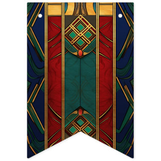 Bandeirinha Banner Africano Tradicional de Bunting