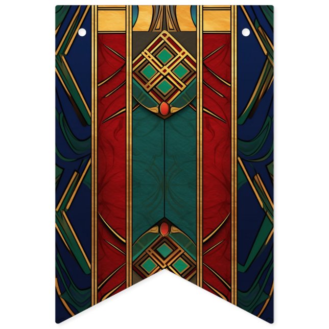 Bandeirinha Banner Africano Tradicional de Bunting (Primeira Bandeira)