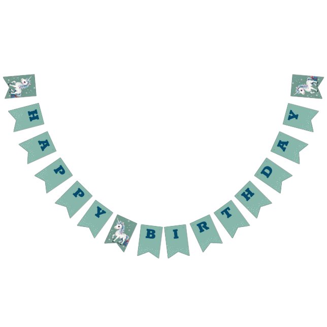 Bandeirinha Banner de aniversário feliz (Todos)