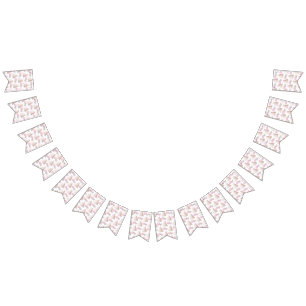 Bandeirinha Banner de Bolo de Casamento