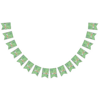 Bandeirinha banner de bunda das criaturas florestais