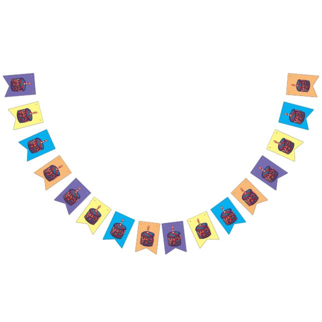 Bandeirinha Banner de bunda de aniversário (Todos)