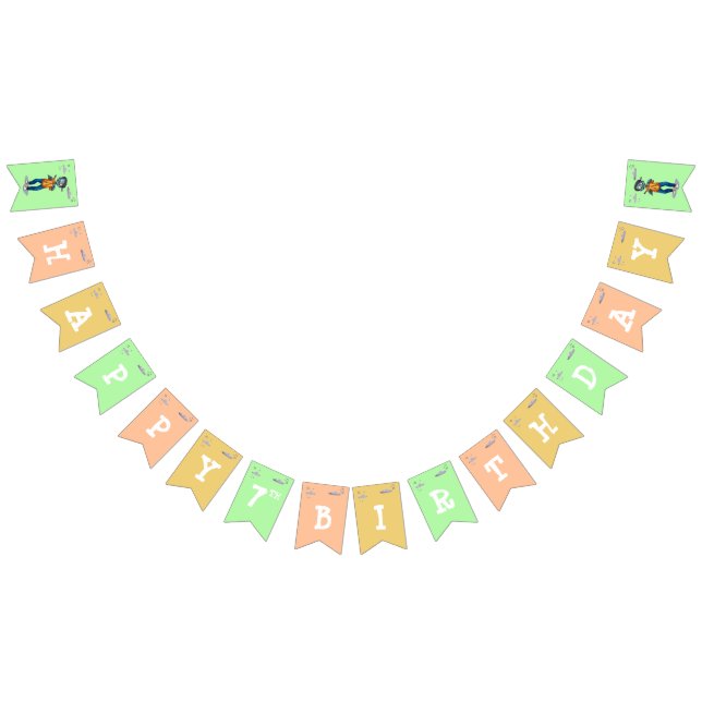 Bandeirinha Banner de bunda de aniversário de fantasia de fant (Todos)