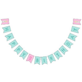 Bandeirinha Banner de bunda de festa de aniversário do Llama C