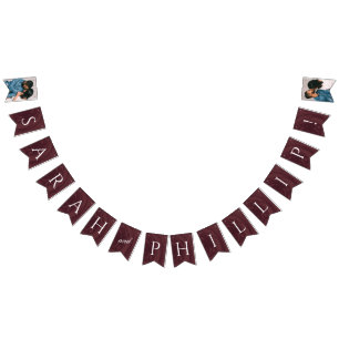 Bandeirinha Banner de bunda de Festa de noivado embutida - Ver