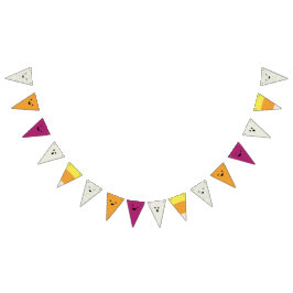 Bandeirinha Banner de bunda do Festa de Halloween