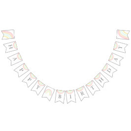 Bandeirinha Banner de bunda Festa de aniversário do Pastel Rai