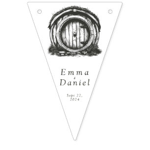 Bandeirinha Banner de bunda Hobbiton Haven