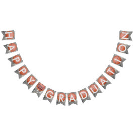 Bandeirinha Banner de Bunting Azul de Basquete de Graduação Fe