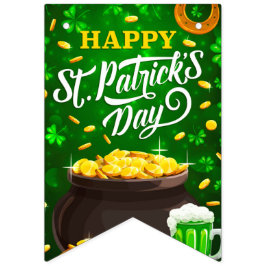 Bandeirinha Banner de bunting Day de St Patty