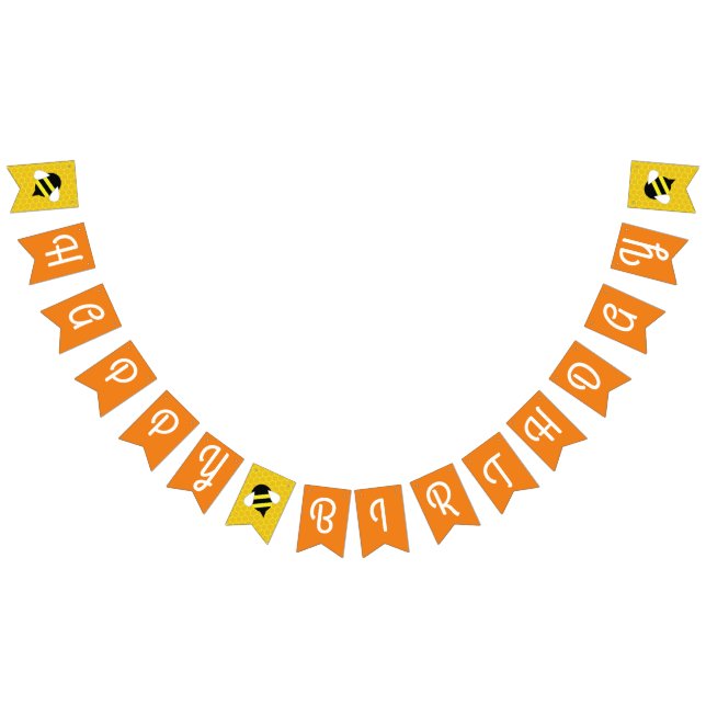 Bandeirinha Banner de Bunting Day Feliz Aniversário (Todos)