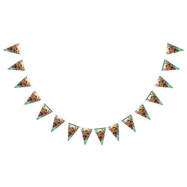 Bandeirinha Banner de Bunting de Buscadores de Aventura (Todos)