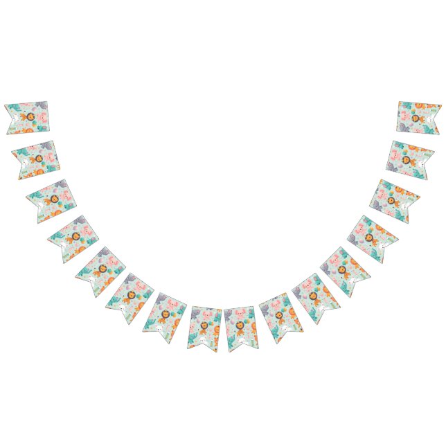 Bandeirinha Banner de Bunting de Paradas de Animais (Todos)