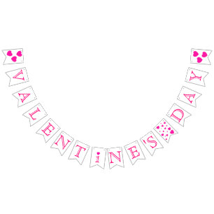 Bandeirinha Banner de Bunting - Dia de os namorados