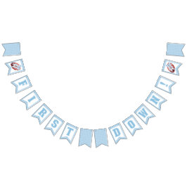 Bandeirinha Banner de Bunting do 1º primeiro aniversario para